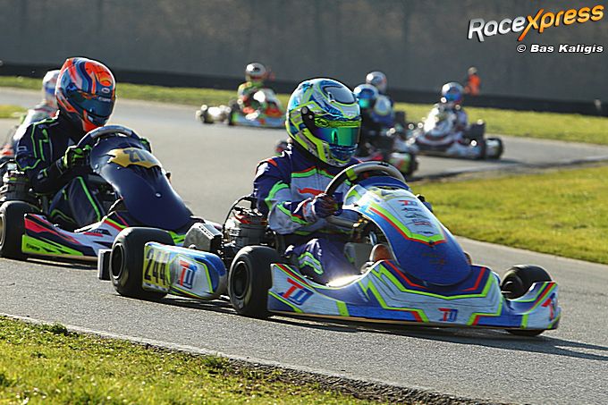 Thierry Delré ziet zijn team Delré Racing schitteren op NK IAME