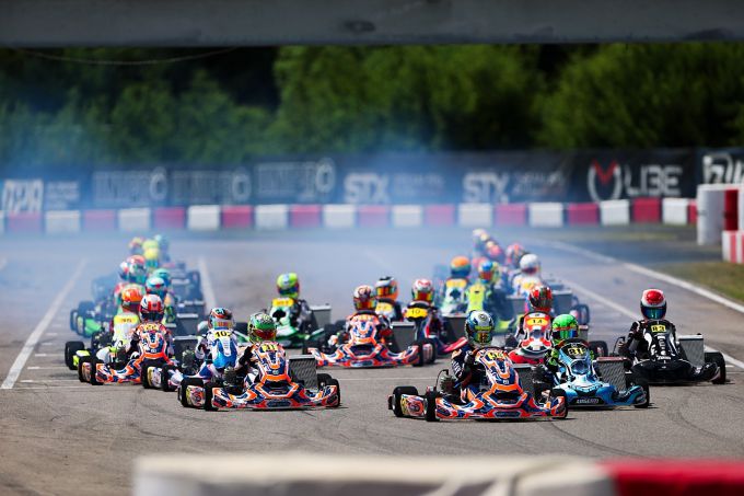 Didier Kreeft met nummer 31 in de voorste gelederen