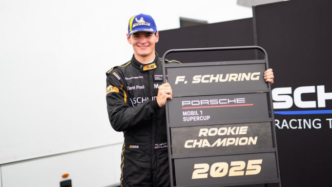 Porsche Mobil 1 Supercup Zandvoort 2025 Foto 3 Flynt Schuring rookie kampioen