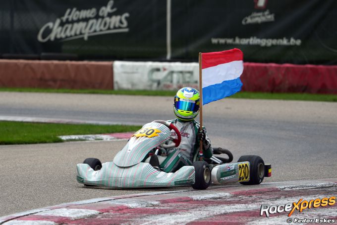 Karttalent Boaz Maximov toont ijzersterke zenuwen en kroont zich tot Nederlands kampioen
