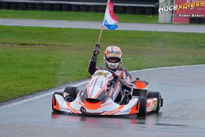 Karter Wim Roulaux pakt tweede Nederlandse titel, met dank aan zijn eigen team DNA Racing