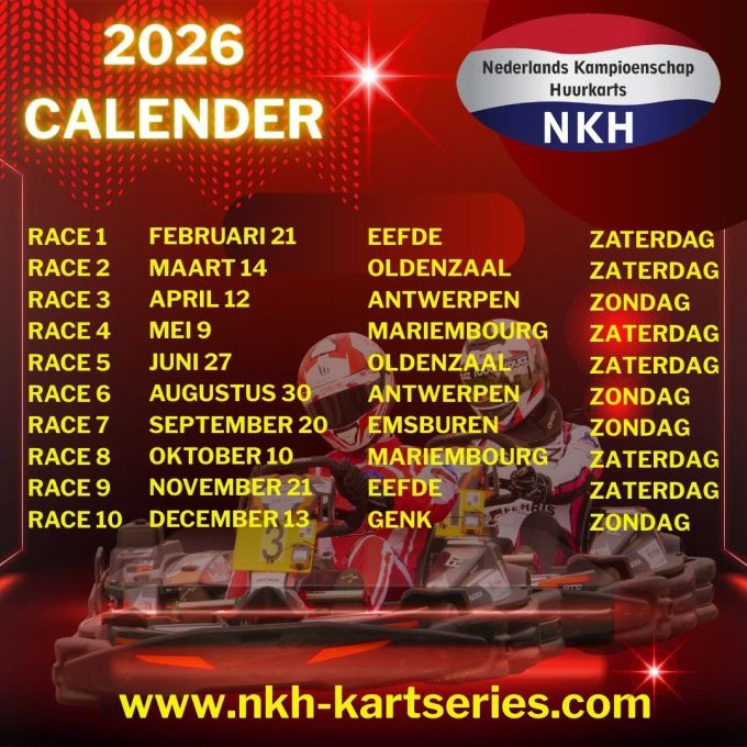Nederlands Kampioenschap Huurkarts (NKH) 2026
