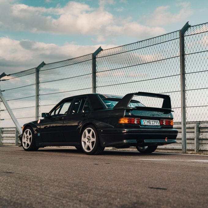 De legendarische Mercedes-Benz 190 E 2.5-16 Evolution II foto Mercedes-Benz Museum 5
