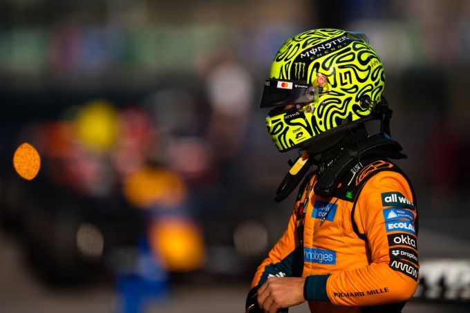 Lando Norris pitlane start China