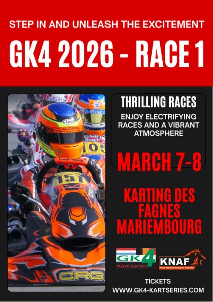 GK4 Kart Series Race 1 Mariembourg