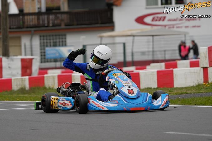 Ilan Meurs wint in Kerpen